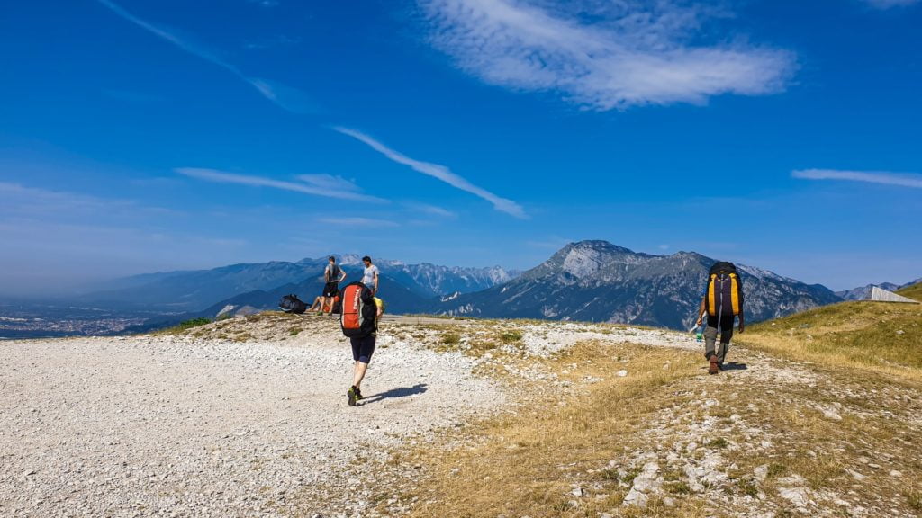 Ankunft am Startplatz in Meduno